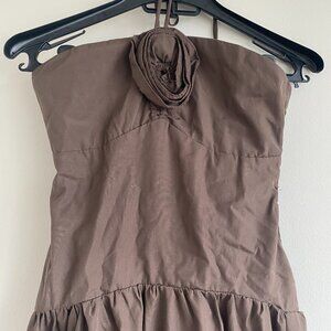 Brown Spring Dress